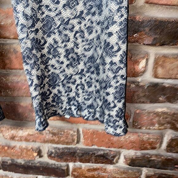 Equestrian Designs Vintage Lace Print Jacket & Pants Set Women's Size Medium - Picture 12 of 13